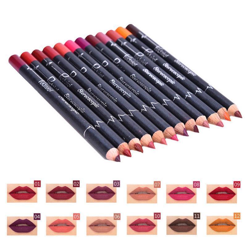 6-12Pcs/Set Waterproof Pencil Lipstick Set - HEPSIBAH SHOP