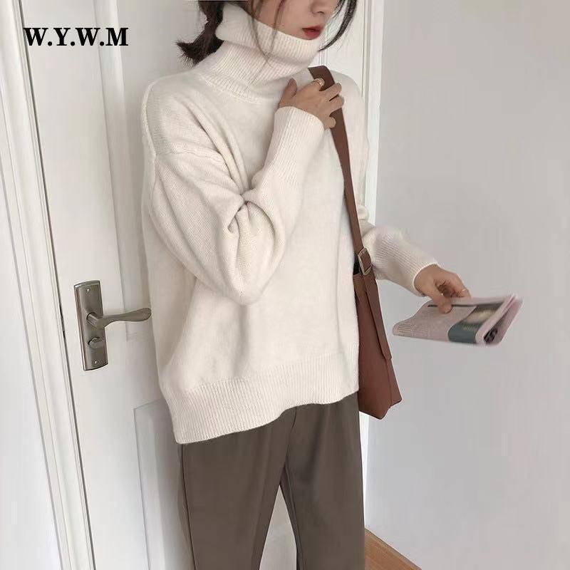 WYWM Cashmere Elegant Turtle Neck Women Sweater - HEPSIBAH SHOP