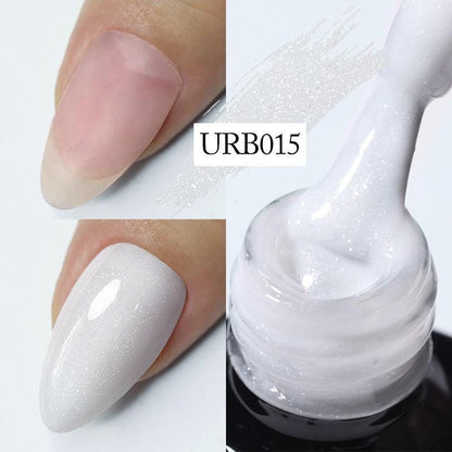 UR SUGAR 7ml Gold Glitter Gel Nail Polish Platinum Shining Mineral Sequins Soak Off UV LED Gel Nail Semi Permanent Manicure - HEPSIBAH SHOP