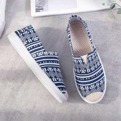 New Print Women Sneakers Slip On Light Mesh - HEPSIBAH SHOP