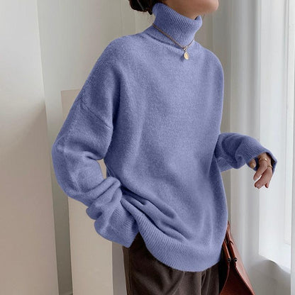 WYWM Cashmere Elegant Turtle Neck Women Sweater - HEPSIBAH SHOP