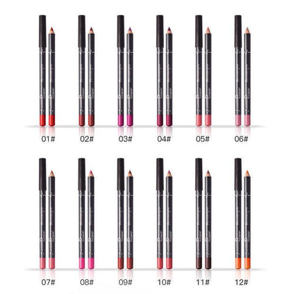 6-12Pcs/Set Waterproof Pencil Lipstick Set - HEPSIBAH SHOP