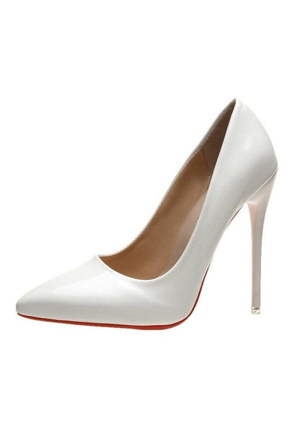 Stiletto Heel Pointed Toe Court Shoes - HEPSIBAH SHOP