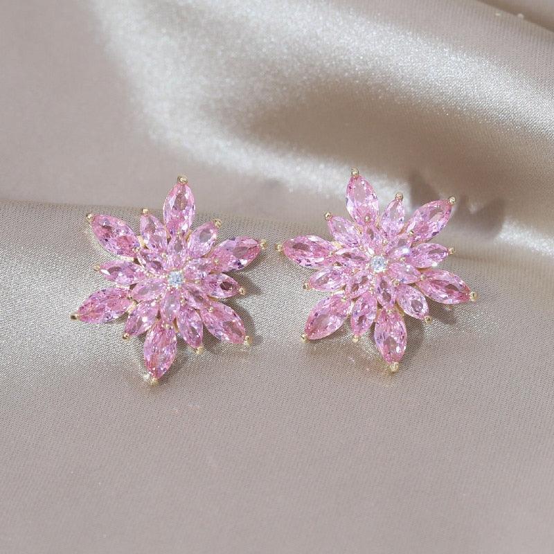 Korea New Design Fashion Flower Earrings - HEPSIBAH SHOP