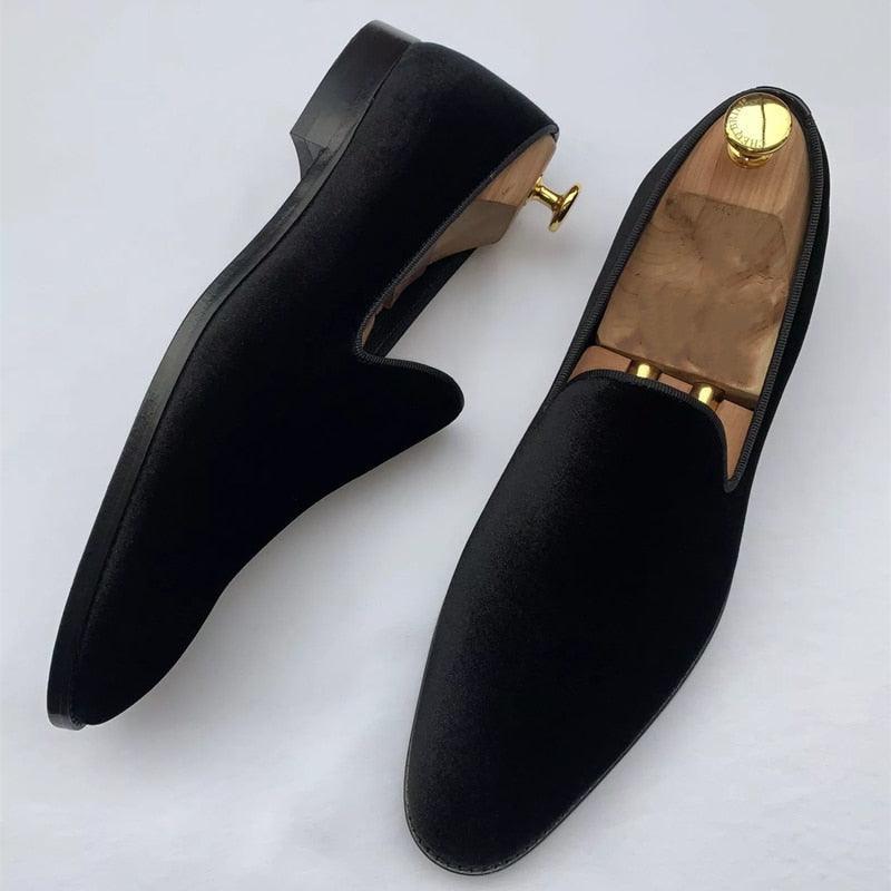 Men Loafers Shoes Suede Low-heeled - HEPSIBAH SHOP