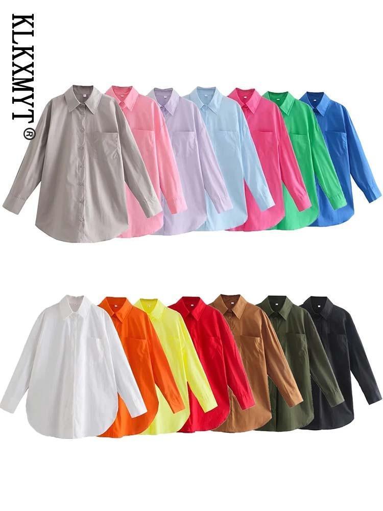 Klkxmyt Women's Shirt New Fashion Oversize - HEPSIBAH SHOP